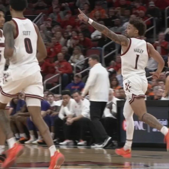 At ACC Media Days, returning Louisville star J'Vonne Hadley says being the 'glue guy' isn't easy